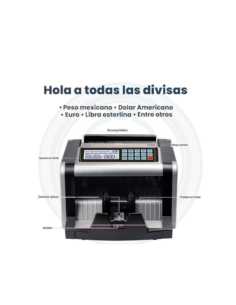 Contador de billetes de 1000 billetes x minuto 4