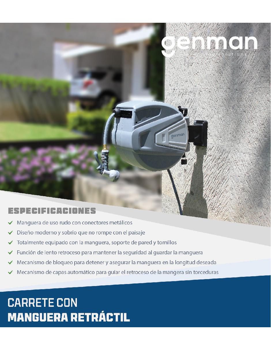 Manguera con carrete expandible 25 metros 3