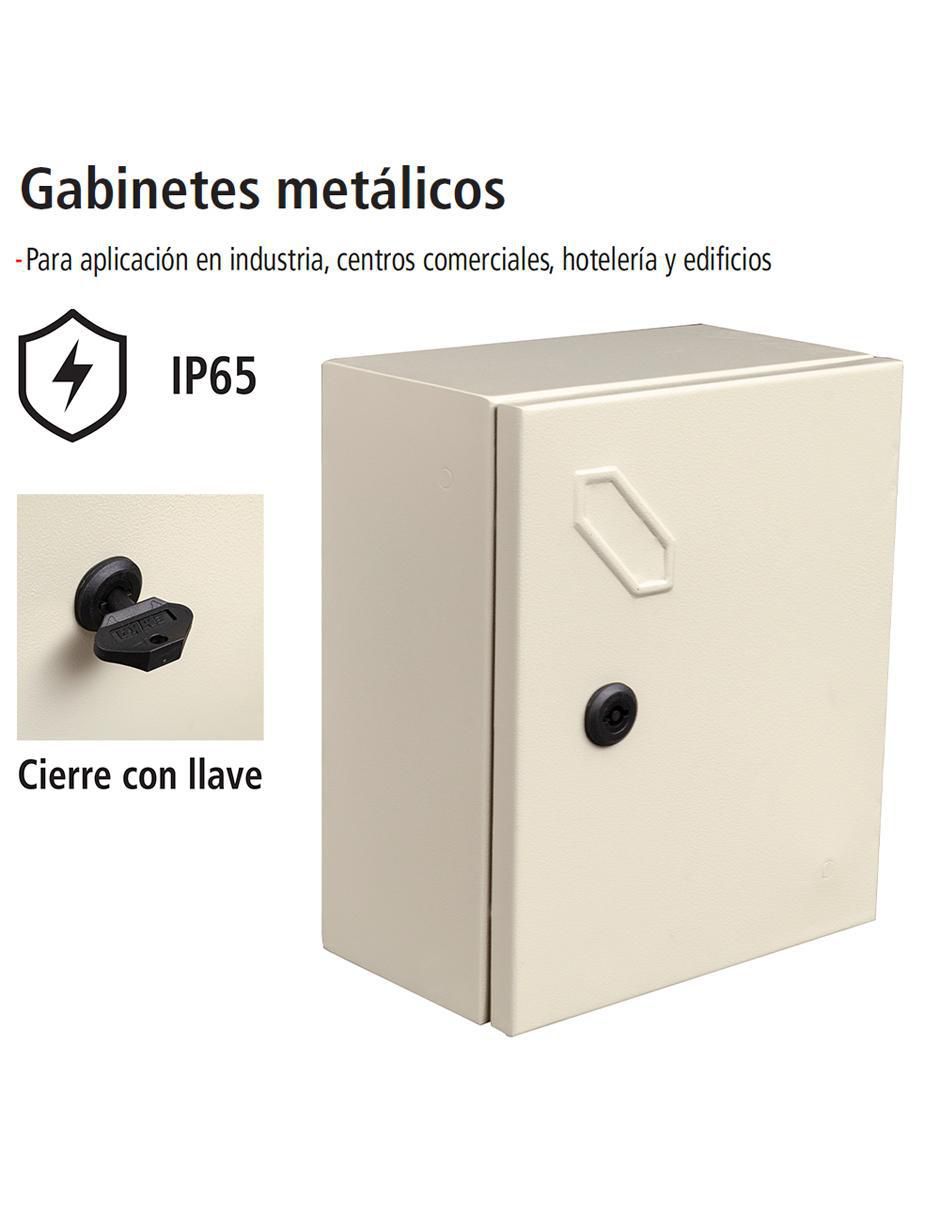 Gabinete IP65 de acero 2