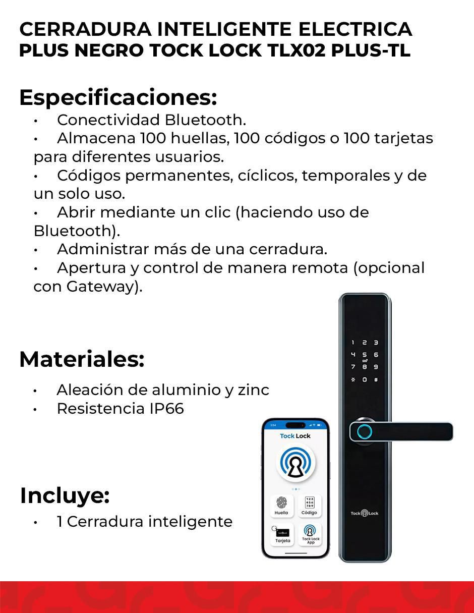 Cerradura digital TLX02 PLUS-TL de combinación 5
