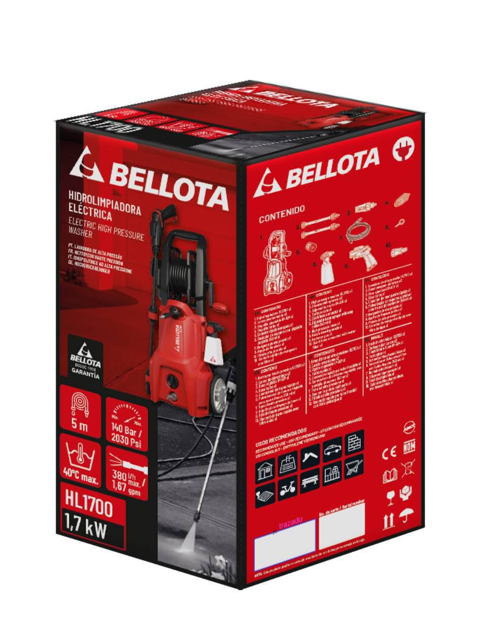 Hidrolavadora 7Hl1700C 2030 psi 3