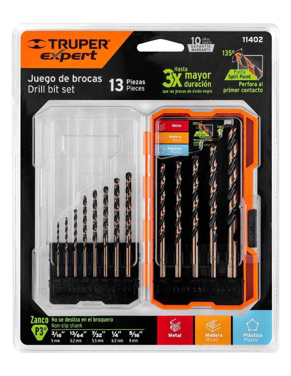Juego de brocas para metal con 13 piezas 2