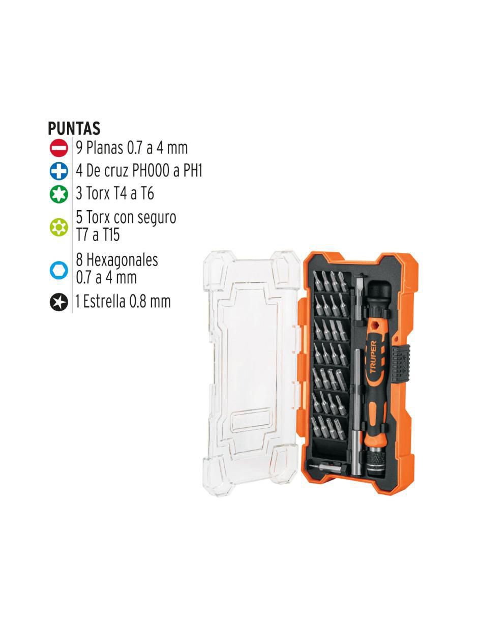 Set de desarmadores 30 piezas 3