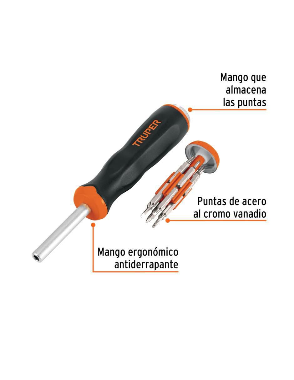 Desarmador multipuntas 12 piezas 4