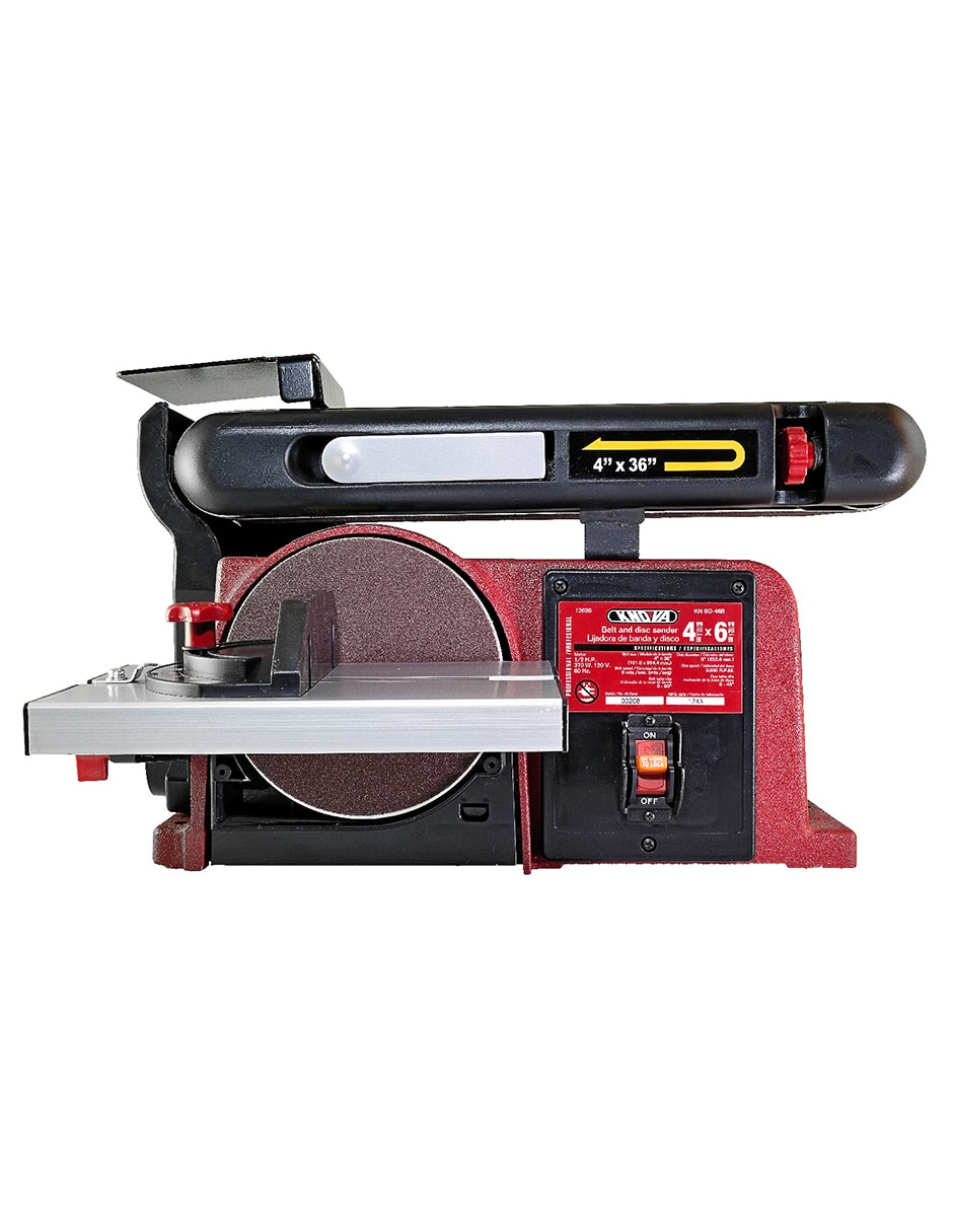 Lijadora banda y disco 370 W 2