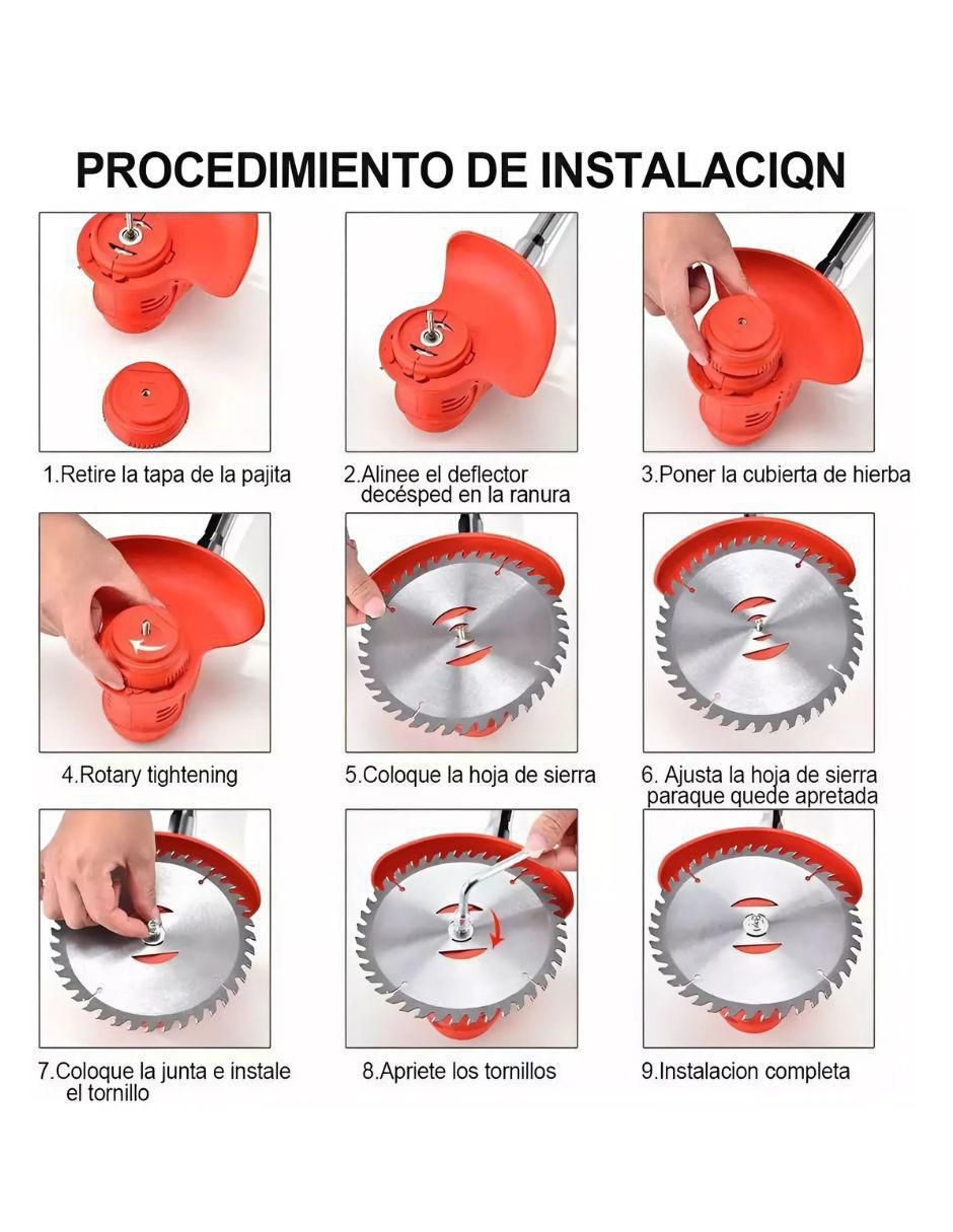 Podadora de pasto a eléctrico 5