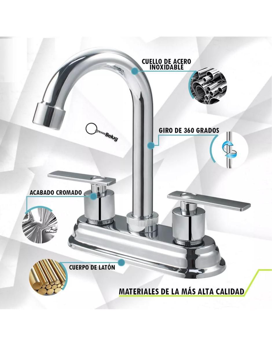 Llave mezcladora para baño 3