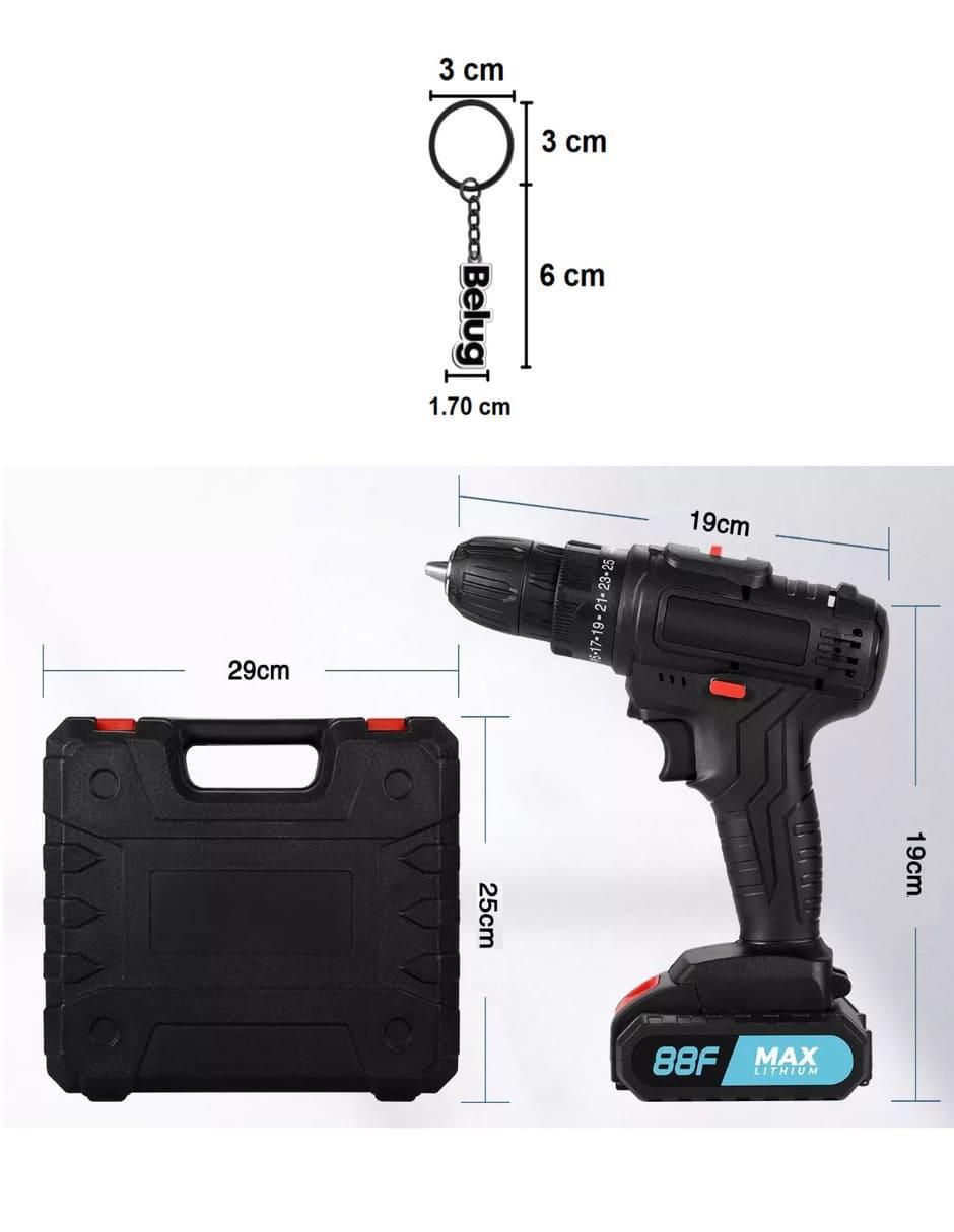 Set taladro inalámbrico genérico de 21 v 6