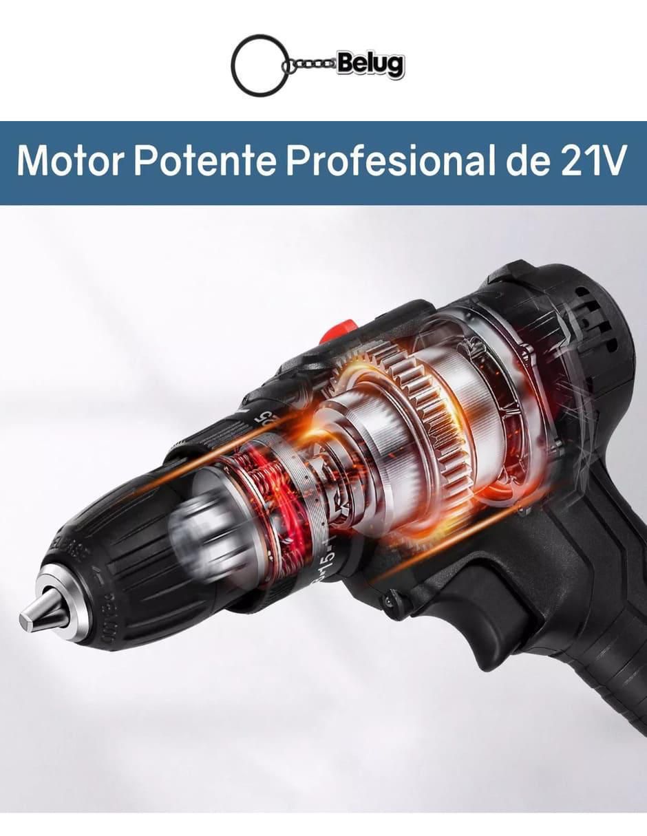 Set taladro inalámbrico genérico de 21 v 3