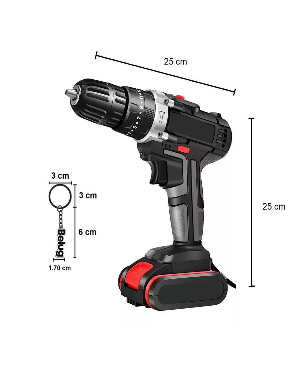 Kit taladro y brocas inalámbrico genérico de 110 - 220 V 6