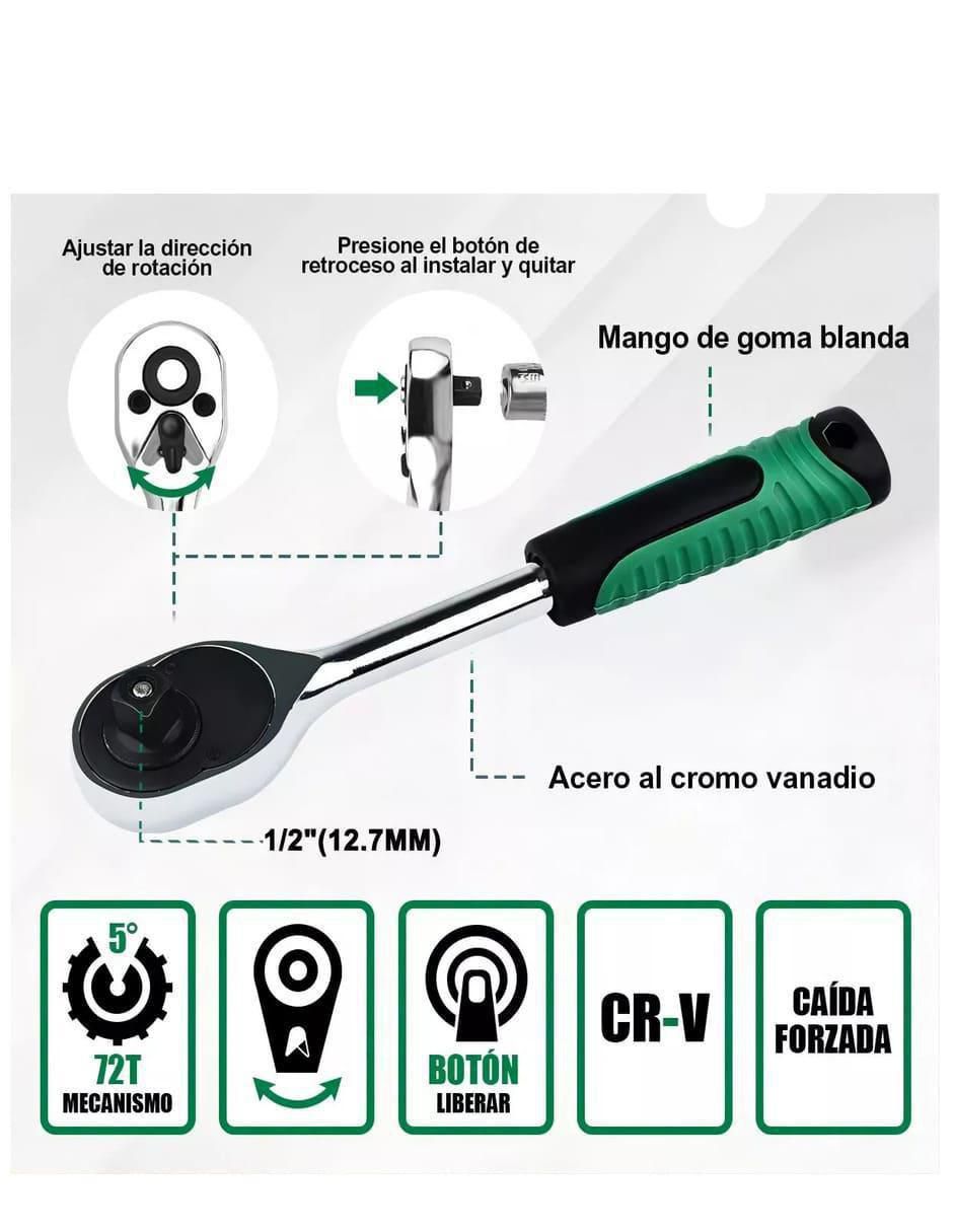 Juego de dados dados herramientas 14 piezas 3