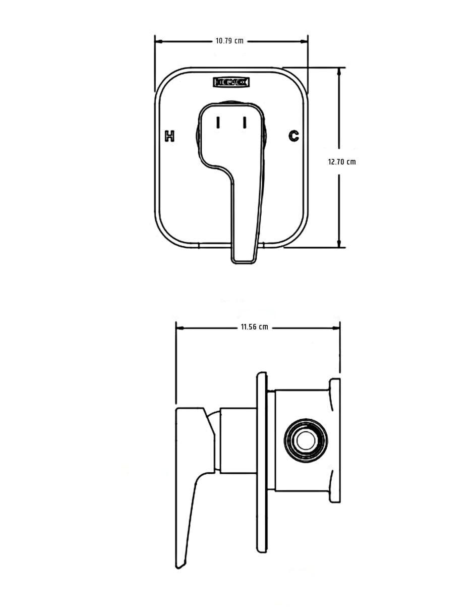 Monomando para baño 4