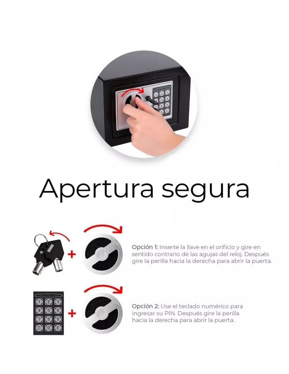 Caja fuerte eléctrica 4