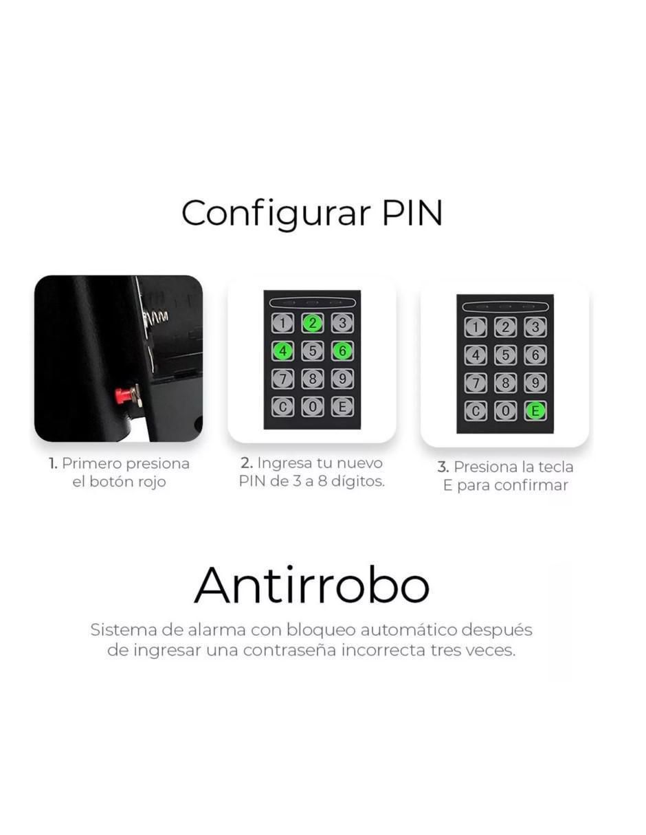 Caja fuerte eléctrica 5