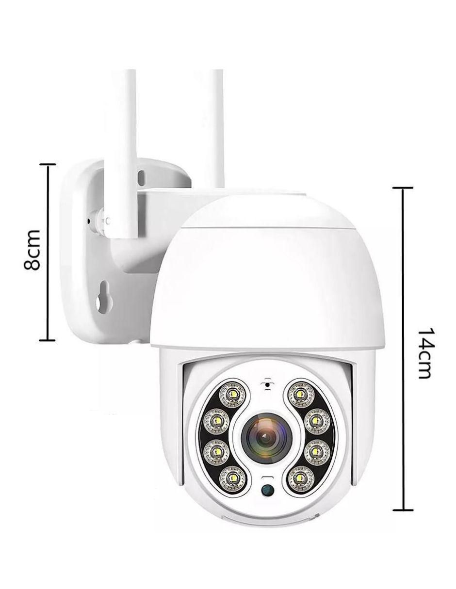 Cámara individual de seguridad alámbrica HD 360° capacidad para grabar para exterior 5