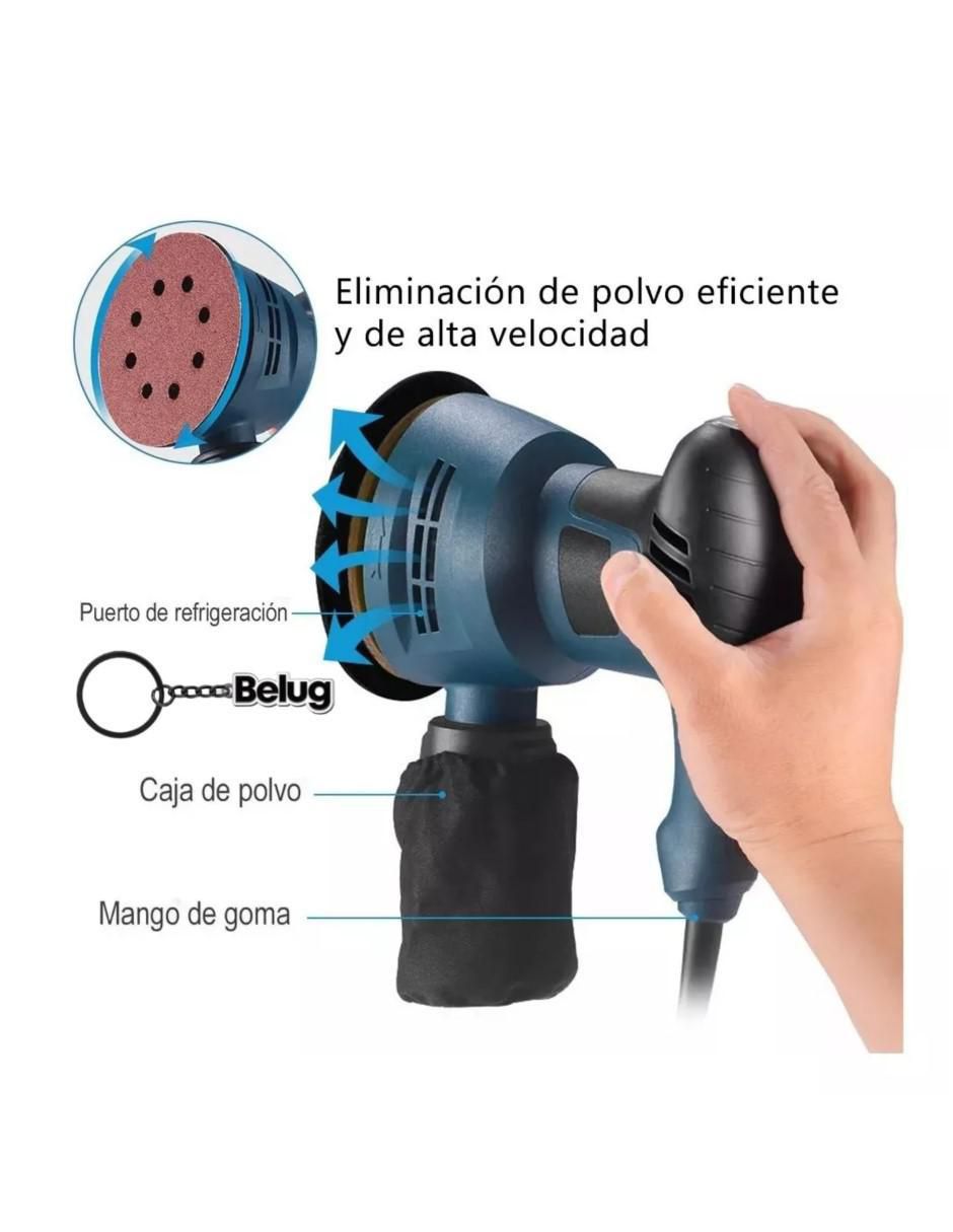 Lijadora roto orbital 500 W 3