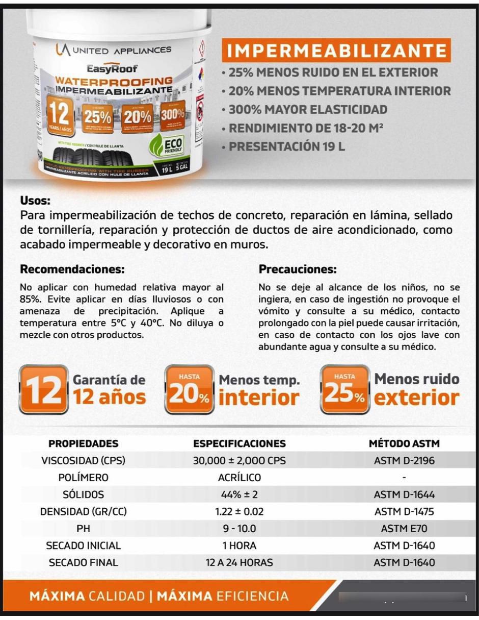 Impermeabilizante acrílico 2