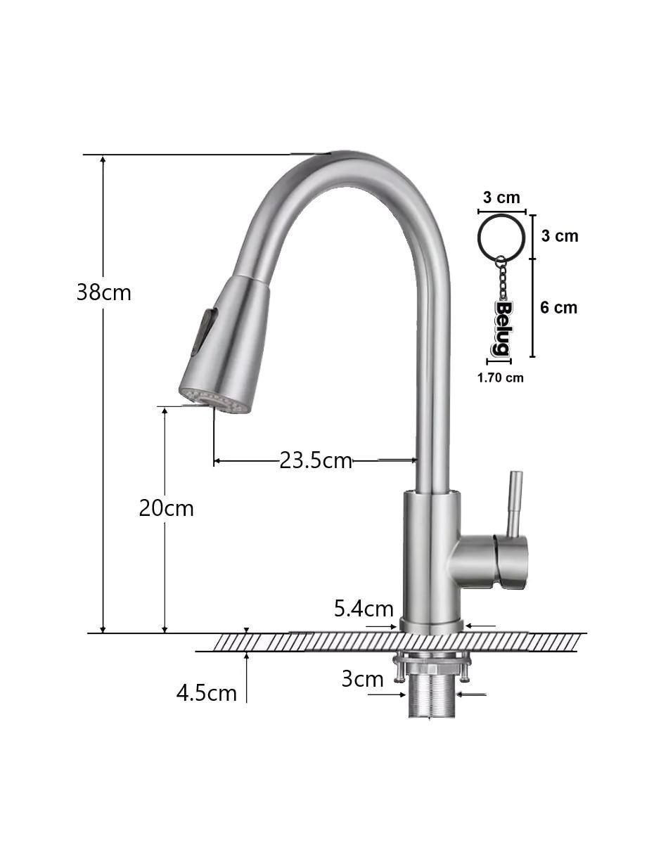 Llave mezcladora para cocina 5