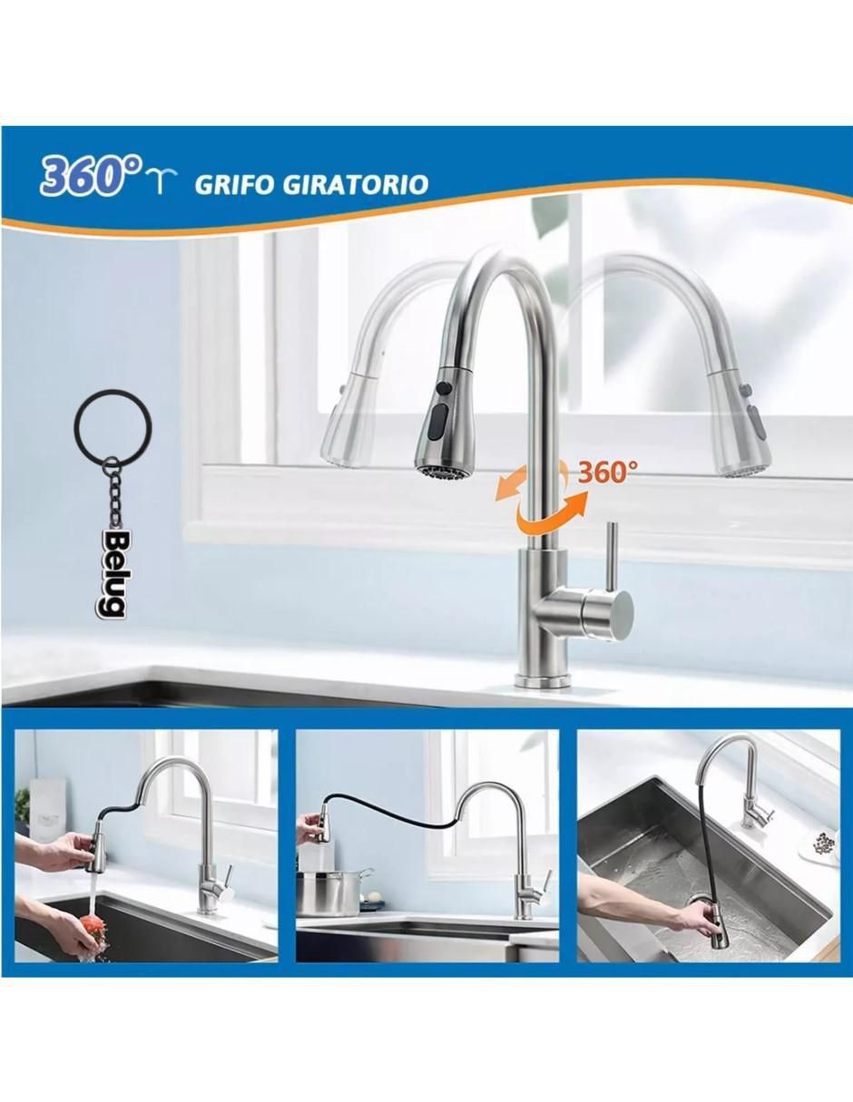 Llave mezcladora para cocina 3