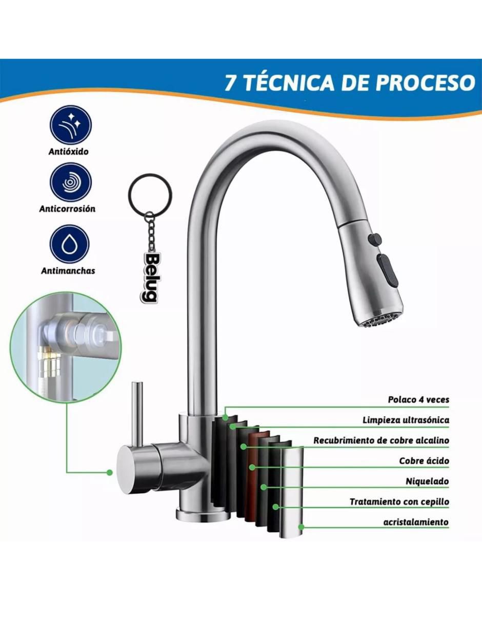 Llave mezcladora para cocina 4