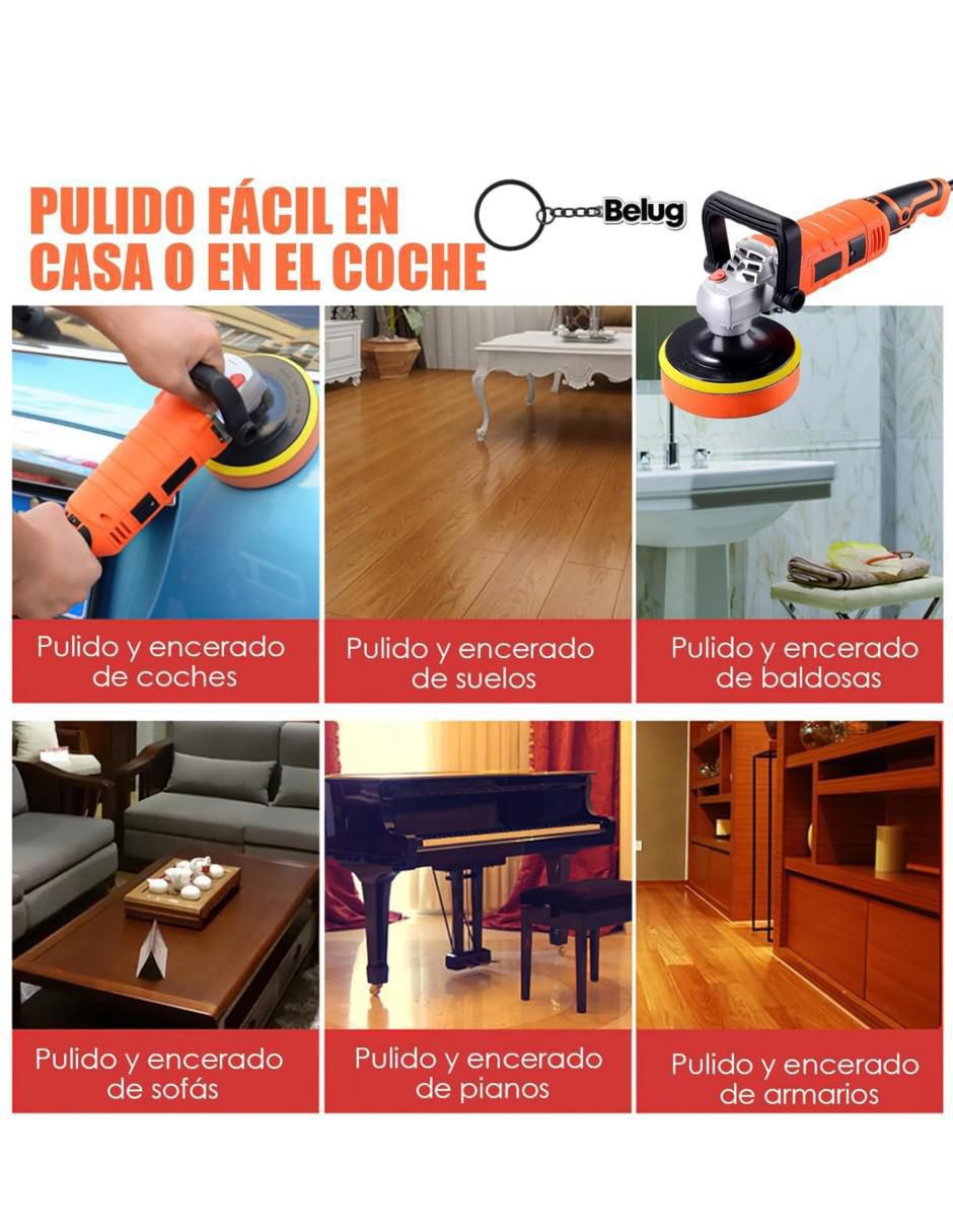 Kit pulidora y lijadora angular 150 W 4