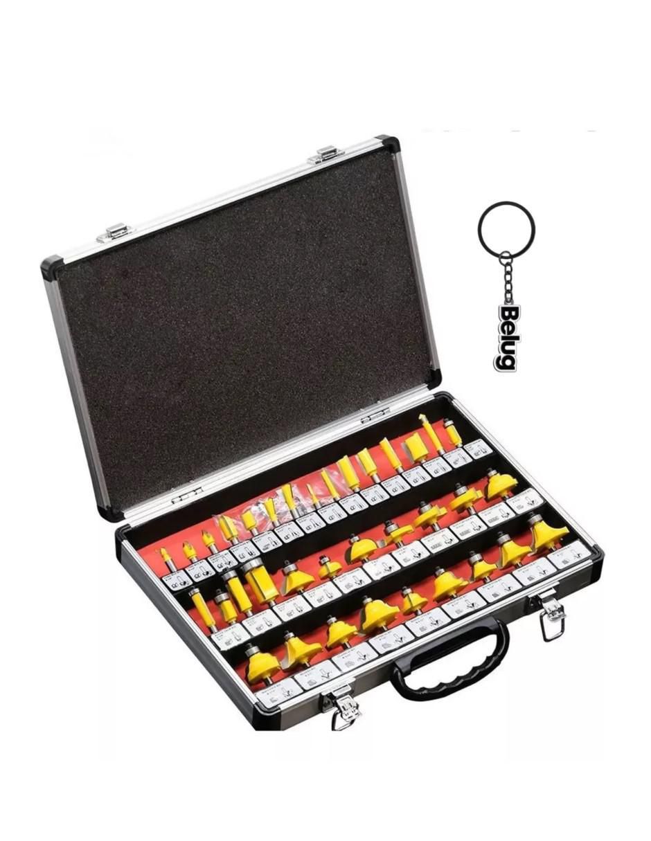 Juego brocas para madera con 37 piezas