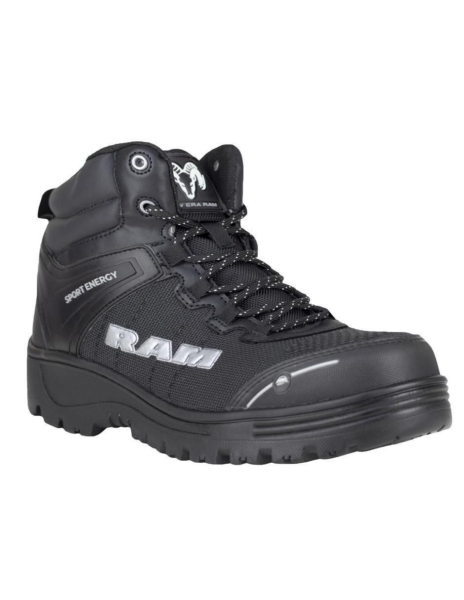 Bota industrial de cuero y tela Bota industrial de cuero y tela