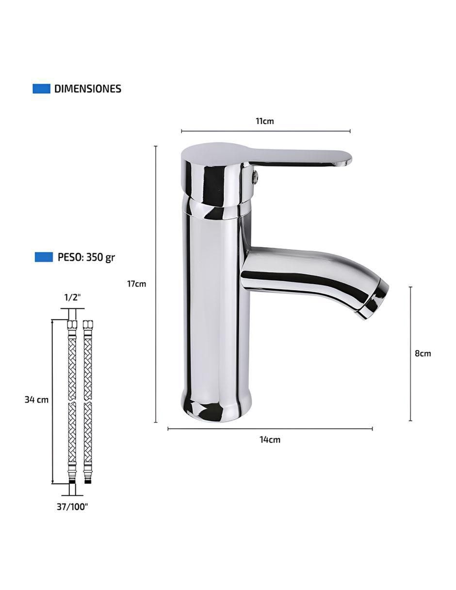 Llave mezcladora para baño 6