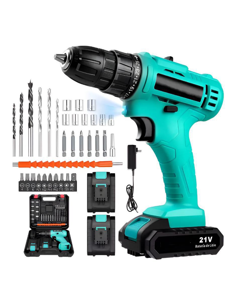 Set taladro atornillador inalámbrico W550ND de 21 V