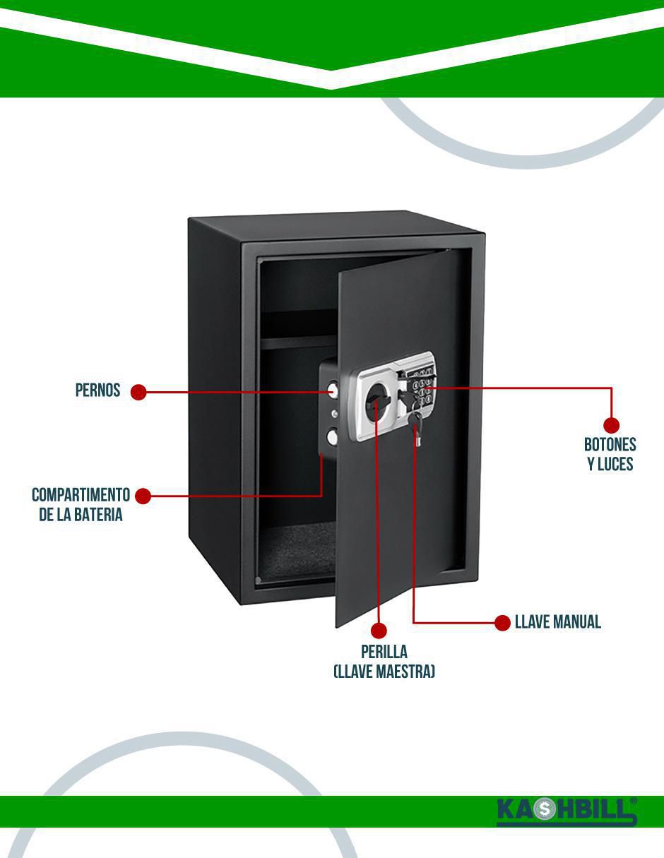 Caja fuerte manual y eléctrica 3