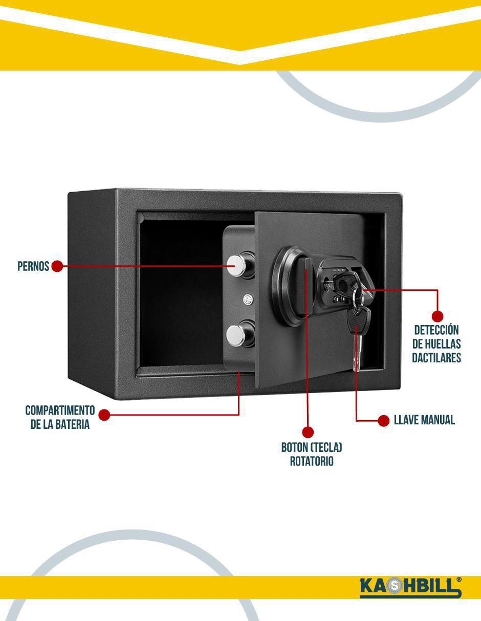 Caja fuerte manual y eléctrica 4