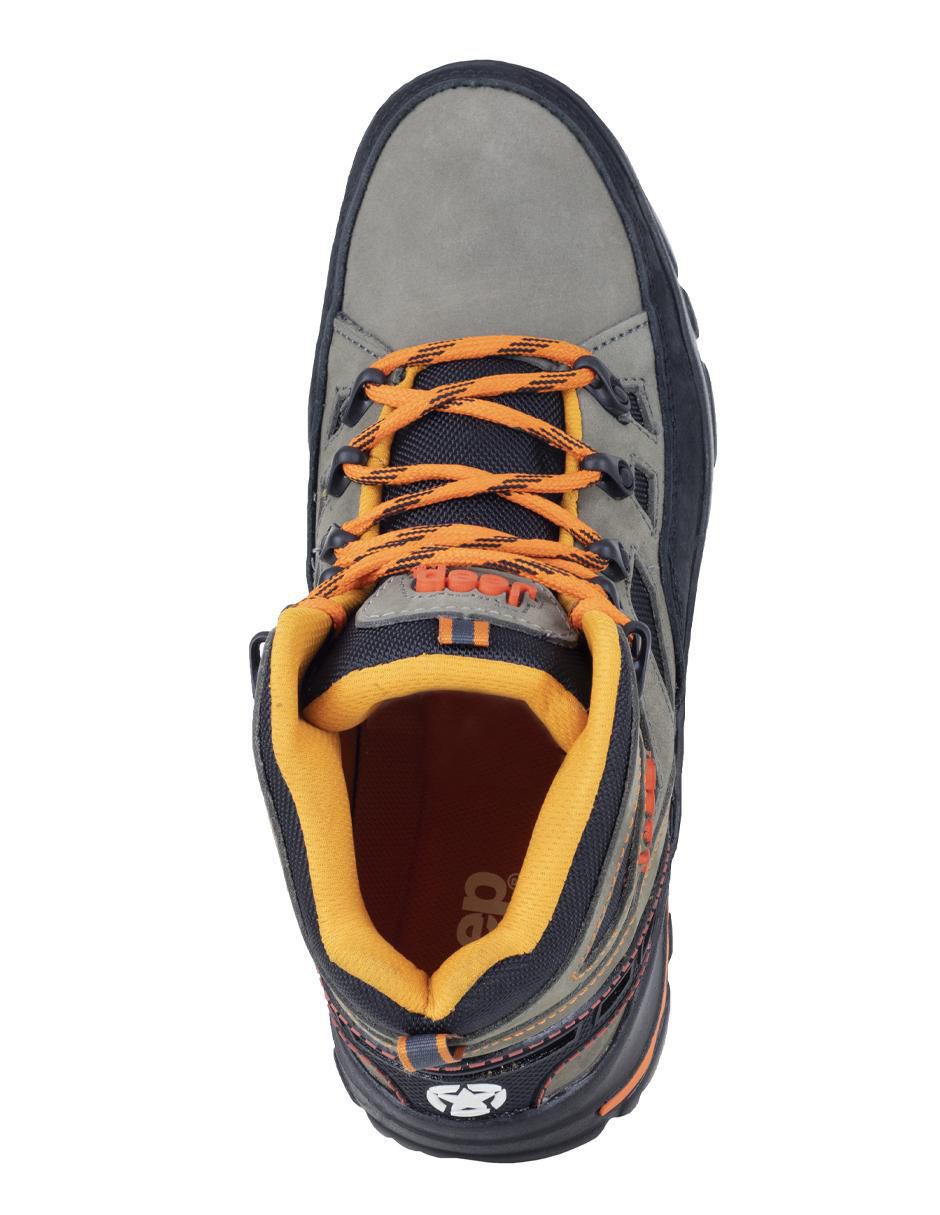 Bota industrial de cuero y tela 6