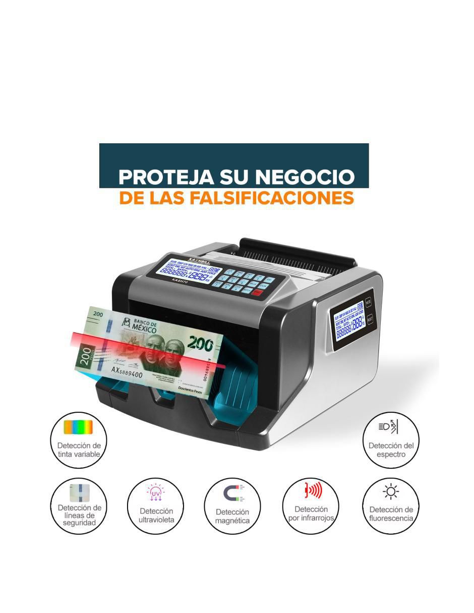 Contador de billetes de 1000 billetes x minuto 6