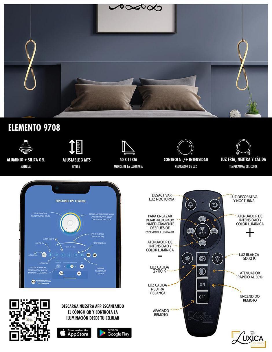 Lámpara colgante LED 6