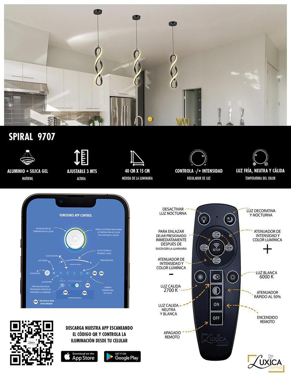 Lámpara colgante LED 7