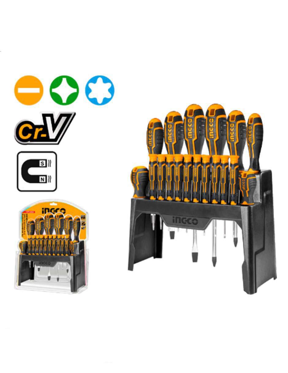 Set de desarmadores hksd1828 18 piezas