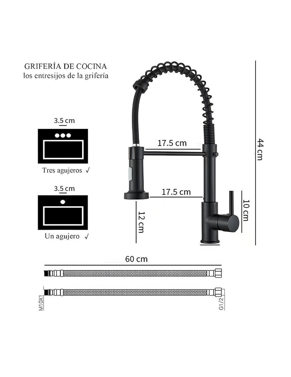 Llave mezcladora para cocina 6