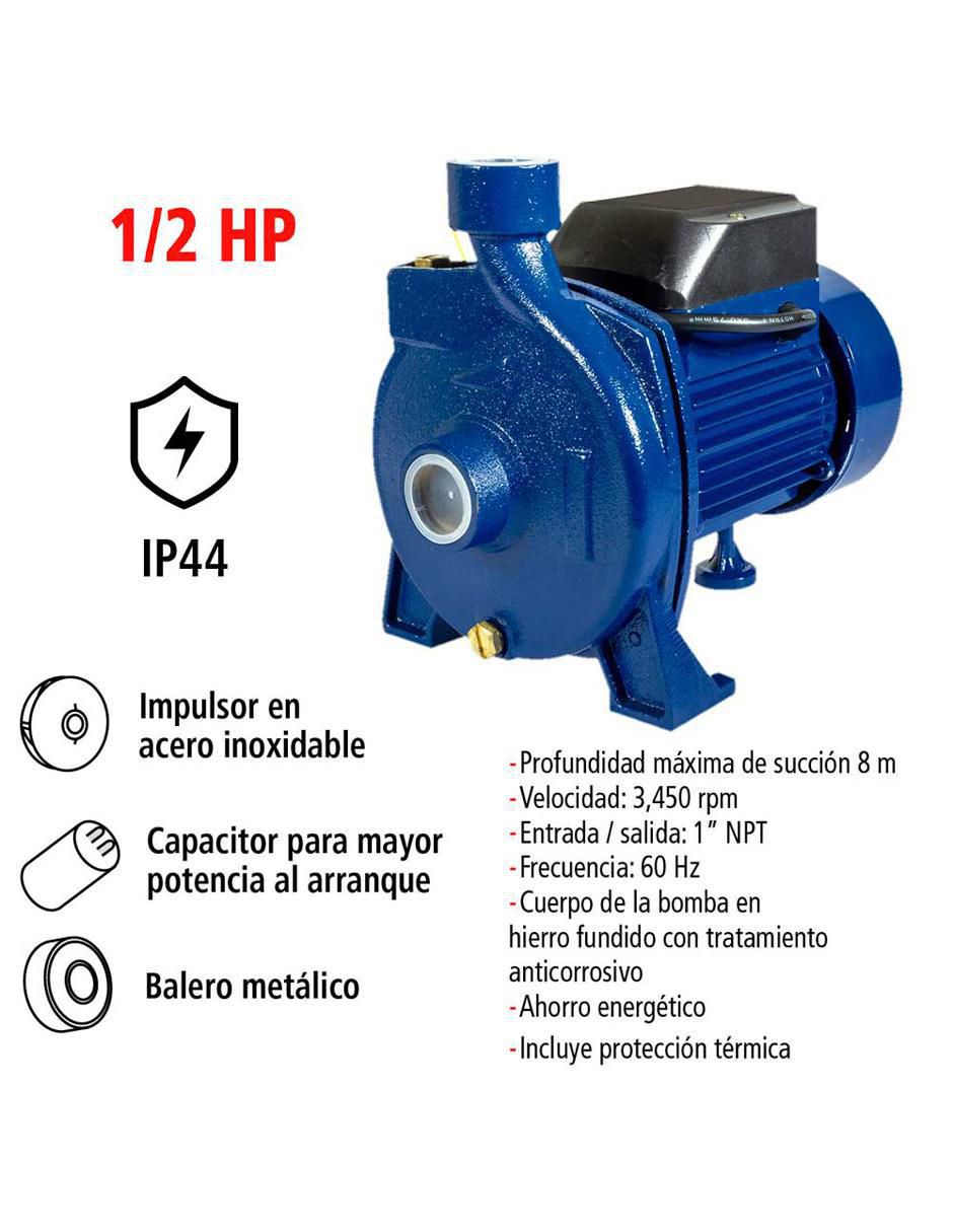 Bomba de agua centrífuga 1/2 HP 4