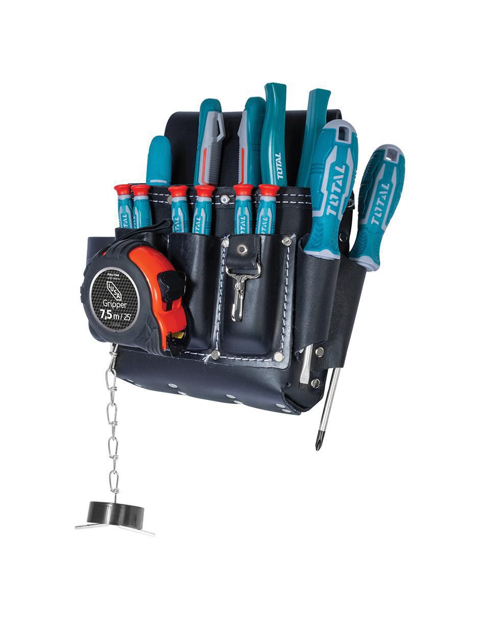 Bolsa portaherramientas multiuso de cuero 2