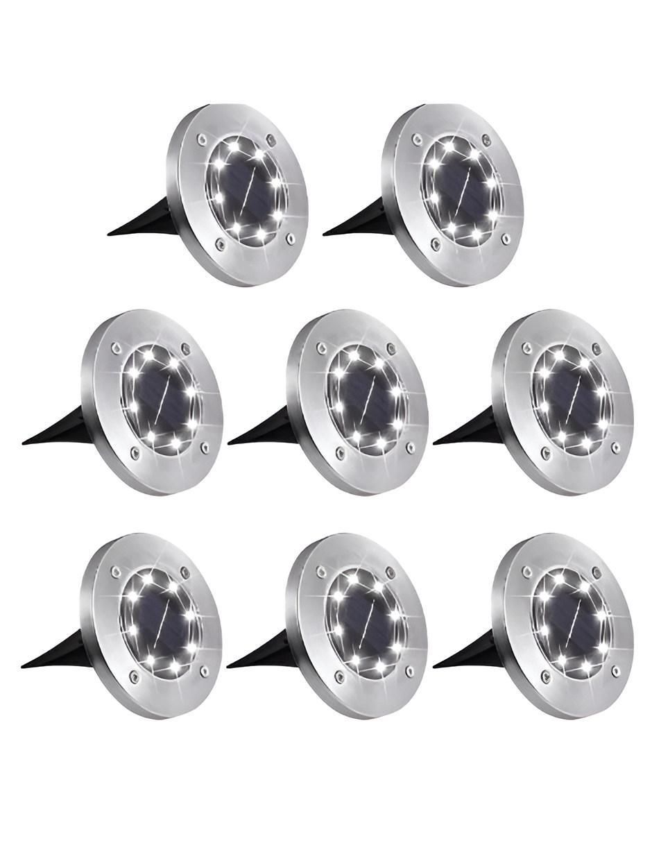 Lámpara solar LED 8 piezas Lámpara solar LED 8 piezas