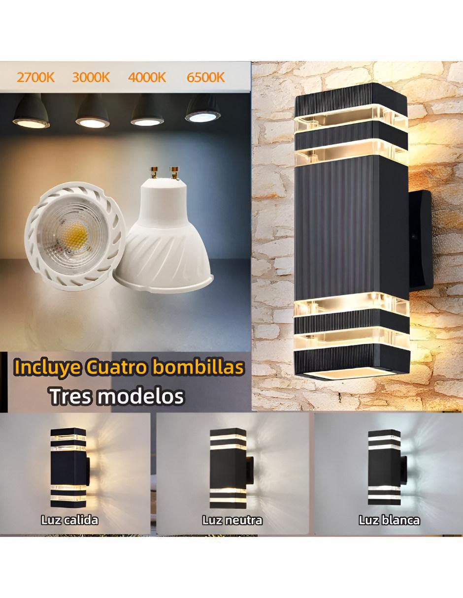 Lámpara incandescente y led 3