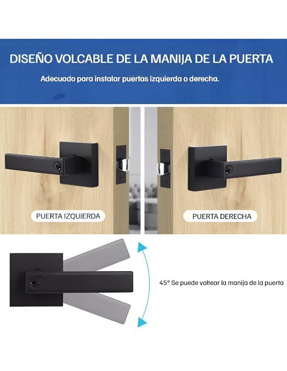 Cerradura para tubular W1122ND de derecha e izquierda 2