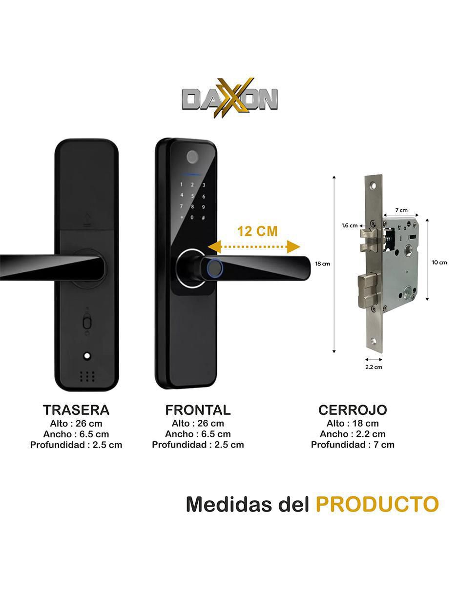 Cerradura digital B44 Pro biométrica 6
