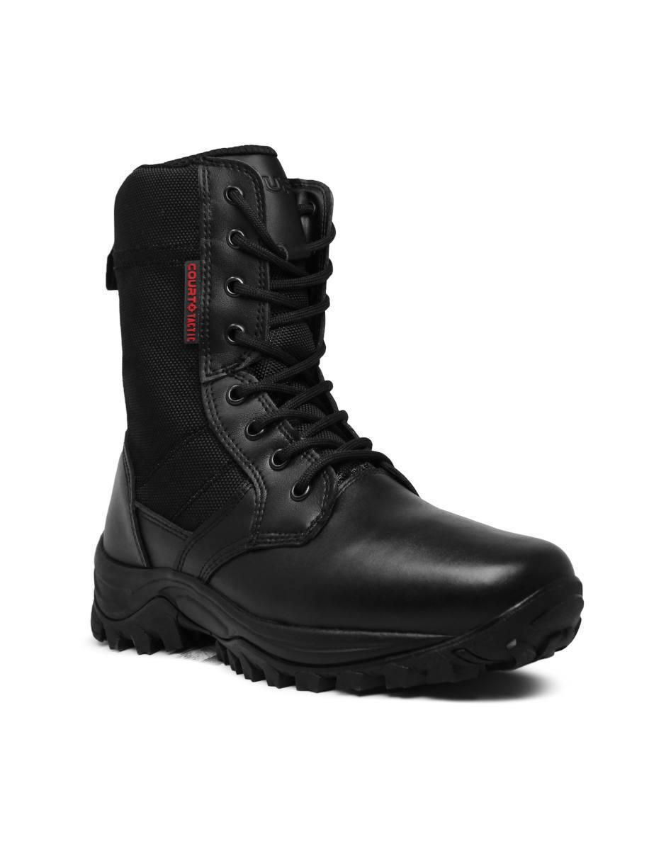 Botas de cuero y piel