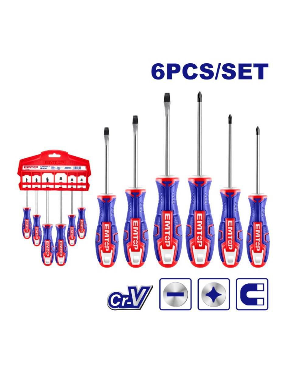 Set de desarmadores ESST0602 6 piezas 2