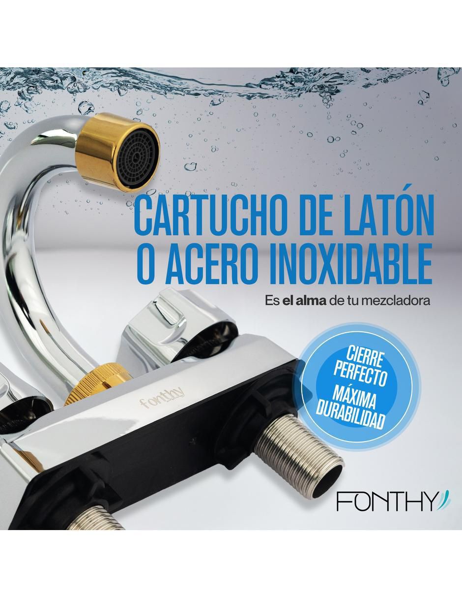 Llave mezcladora para baño 4