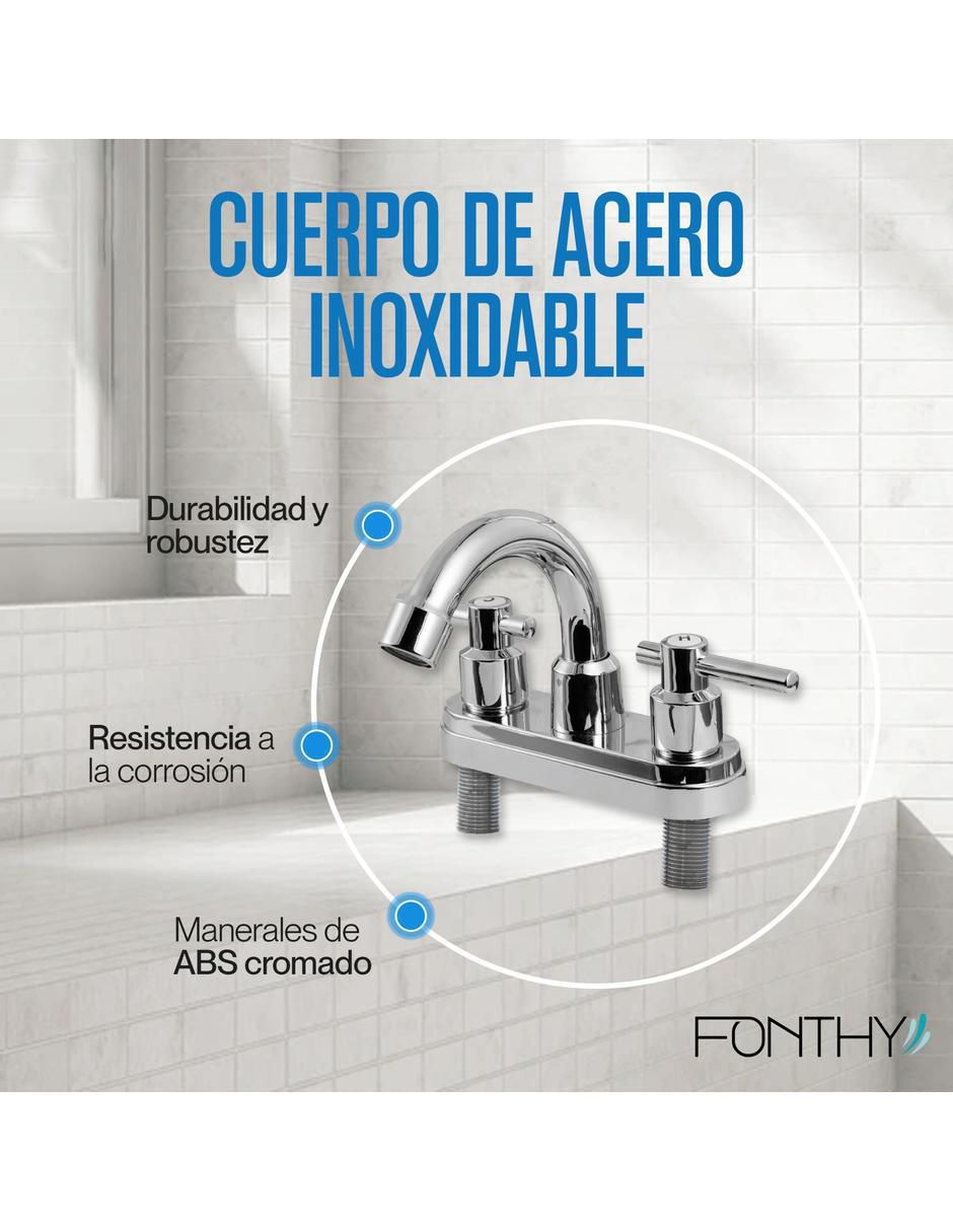 Llave mezcladora para baño 3