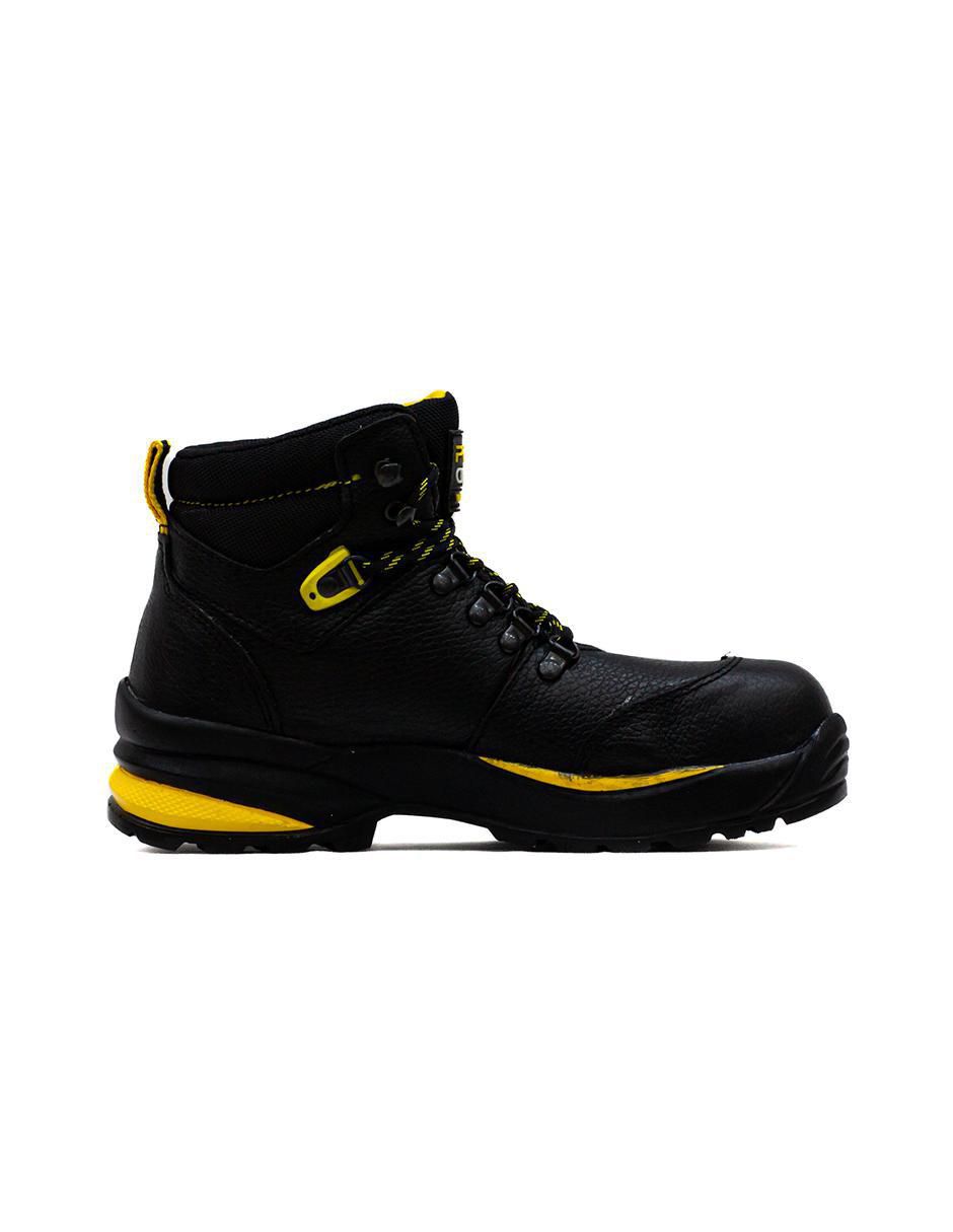 Bota cliff "de" cuero y piel