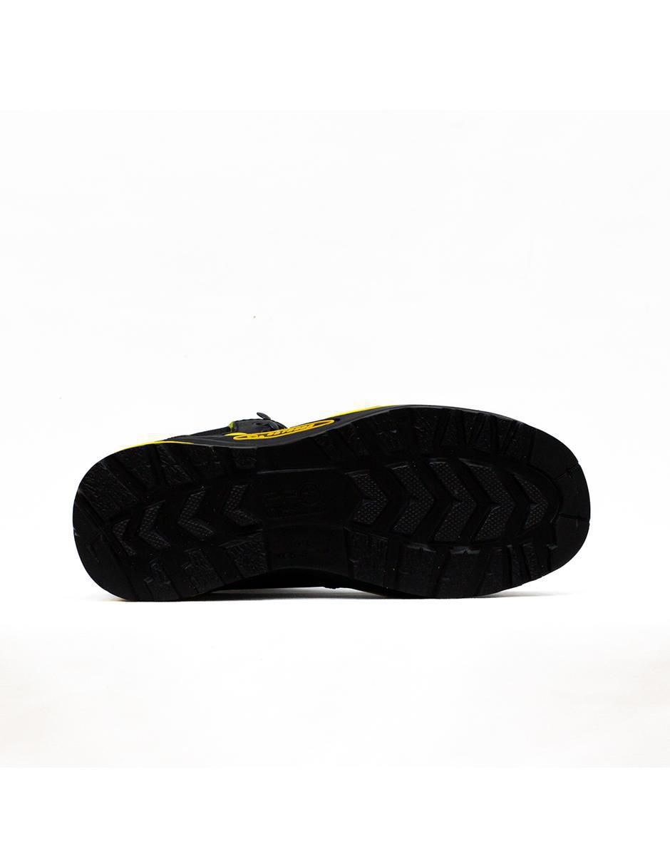Bota cliff "de" cuero y piel