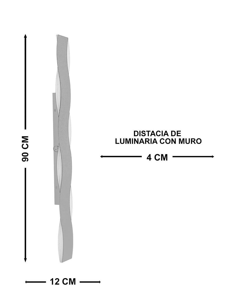 Lámpara de pared LED Carrara 5863 2